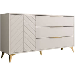 Boccioni - buffet bas - beige - 154 cm