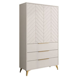 Boccioni - buffet haut - beige - 104x180 cm