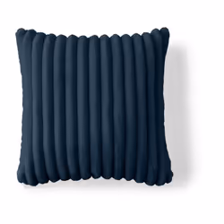 Sierra - coussin - en fausse fourrure côtelé - 50x50 cm