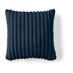 Sierra - coussin - en fausse fourrure côtelé - 50x50 cm