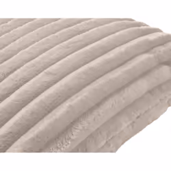 Best Mobilier 2211BLA plaid Blanc - Vue supplémentaire 2