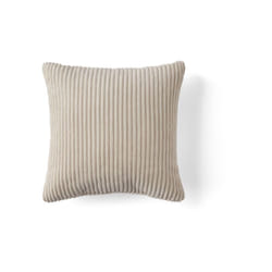 Lisa Design - Pivoine - coussin - en velours côtelé - 35x35 cm - beige