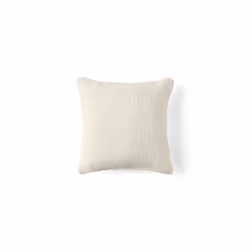 Rune - coussin - en tissu bouclette - 37x37 cm - Beige