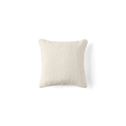 Rune - coussin - en tissu bouclette - 37x37 cm - Beige