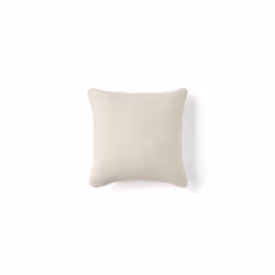 Crocus - coussin - en tissu - 35x35 cm - Beige