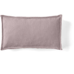 Lisa Design - Stella - coussin - en velours côtelé - 32x57 cm - rose