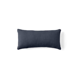 Alicante - coussin - en velours texturé - 28x58 cm - Bleu marine