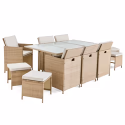 Best Mobilier 2250BEI ensemble de meubles de jardin Beige - Vue supplémentaire 2