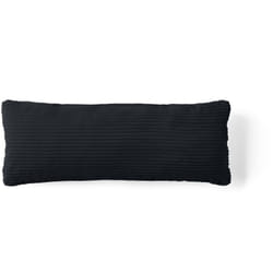Onyx - coussin - en velours côtelé - 22x60 cm - noir
