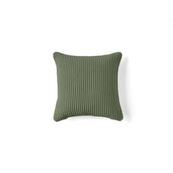Topaze - coussin - en velours côtelé - 40x40 cm - Vert sauge