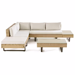 Best Mobilier 2254G ensemble de meubles de jardin Gris - Vue supplémentaire 3