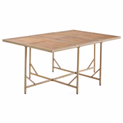 Best Mobilier 2259BEI ensemble de meubles de jardin Beige - Vue supplémentaire 8