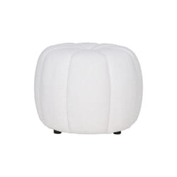 Helda - pouf - en tissu bouclette