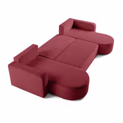 Best Mobilier 2268P canapé Violet - Vue supplémentaire 3