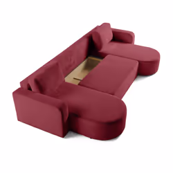 Best Mobilier 2268P canapé Violet - Vue supplémentaire 4
