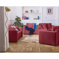 Best Mobilier 2269P canapé Violet - Vue supplémentaire 4