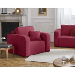 Miro - fauteuil en velours texturé