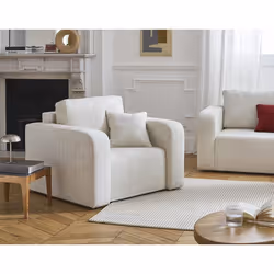 Miro - fauteuil en velours texturé