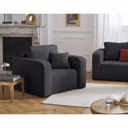 Miro - fauteuil en velours texturé