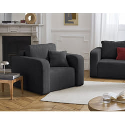 Miro - fauteuil en velours texturé