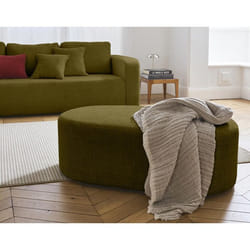 Miro - pouf en velours texturé