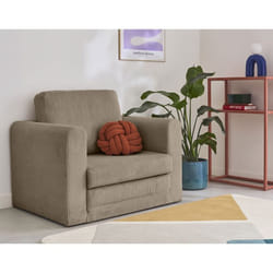 Marilia - fauteuil - convertible déplimousse - en velours côtelé