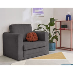 Marilia - fauteuil - convertible déplimousse - en velours côtelé