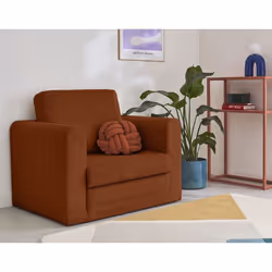 Marilia - fauteuil - convertible déplimousse - en velours côtelé