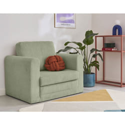 Marilia - fauteuil - convertible déplimousse - en velours côtelé