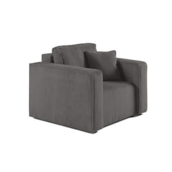 Topaze - fauteuil - en velours côtelé