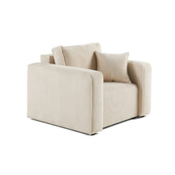 Topaze - fauteuil - en velours texturé
