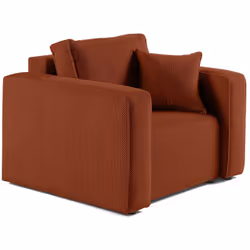Topaze - fauteuil - en velours texturé