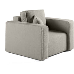 Topaze - fauteuil - en tissu bouclette