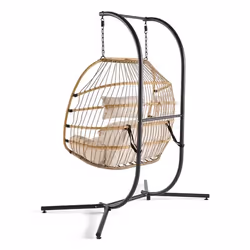 Best Mobilier Mirella Beige, Noir Chaise bain de soleil - Vue supplémentaire 6