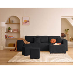 Best Mobilier 2285N canapé Noir