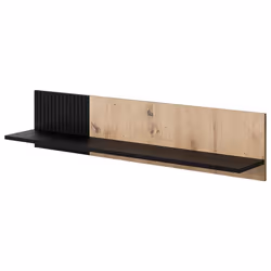 Cambridge - étagère - bois et noir - 110 cm
