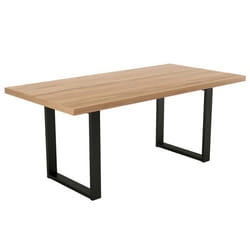 Jessie - table à manger - chêne et hêtre massif - 180 cm