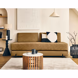 Best Mobilier 2480J canapé Jaune - Vue supplémentaire 3