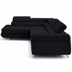 Best Mobilier 2482N canapé Noir - Vue supplémentaire 3
