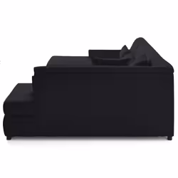 Best Mobilier 2498N canapé Noir - Vue supplémentaire 4