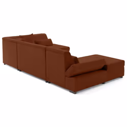 Best Mobilier 2498TER canapé Orange - Vue supplémentaire 5
