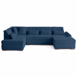 Best Mobilier 2499B canapé Bleu - Vue supplémentaire 2