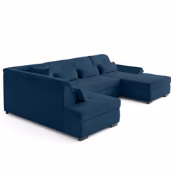 Best Mobilier 2499B canapé Bleu - Vue supplémentaire 3
