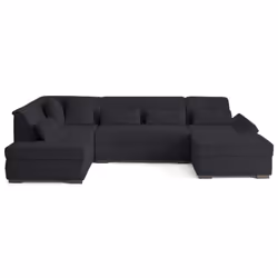 Best Mobilier 2499N canapé Noir - Vue supplémentaire 2