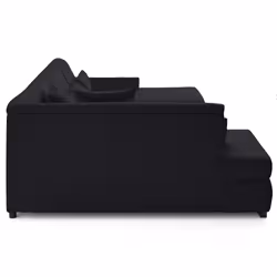 Best Mobilier 2499N canapé Noir - Vue supplémentaire 4