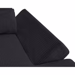 Best Mobilier 2499N canapé Noir - Vue supplémentaire 6