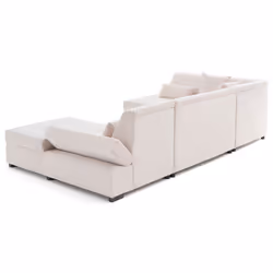 Best Mobilier 2499BEI canapé Beige - Vue supplémentaire 5