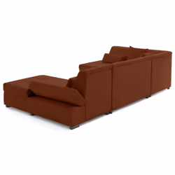 Best Mobilier 2499TER canapé Orange - Vue supplémentaire 5