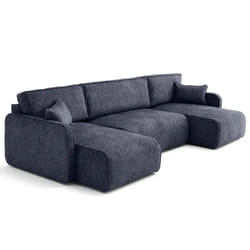 Lisa Design Apolline lit sofa 7 siège(s) Bleu foncé