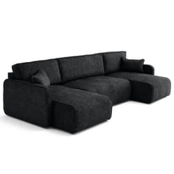Lisa Design Apolline lit sofa 7 siège(s) Noir